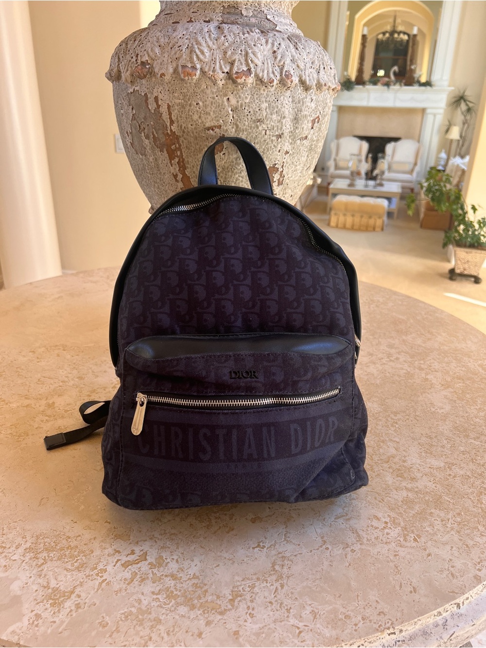 Backpack women’s Navy Signature Canvas Backpack